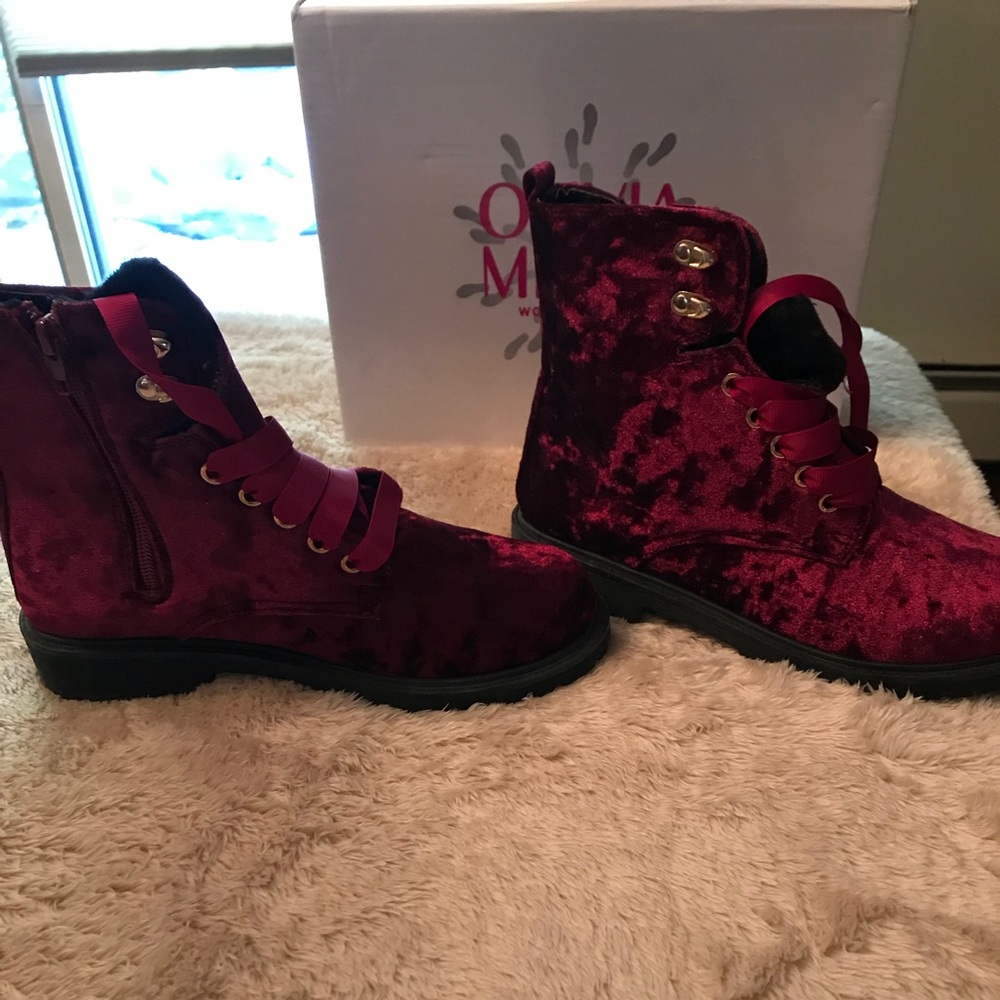Olivia Miller Rockville Ribbon Laced Boots